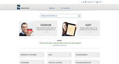 Desktop Screenshot of kartverket.no